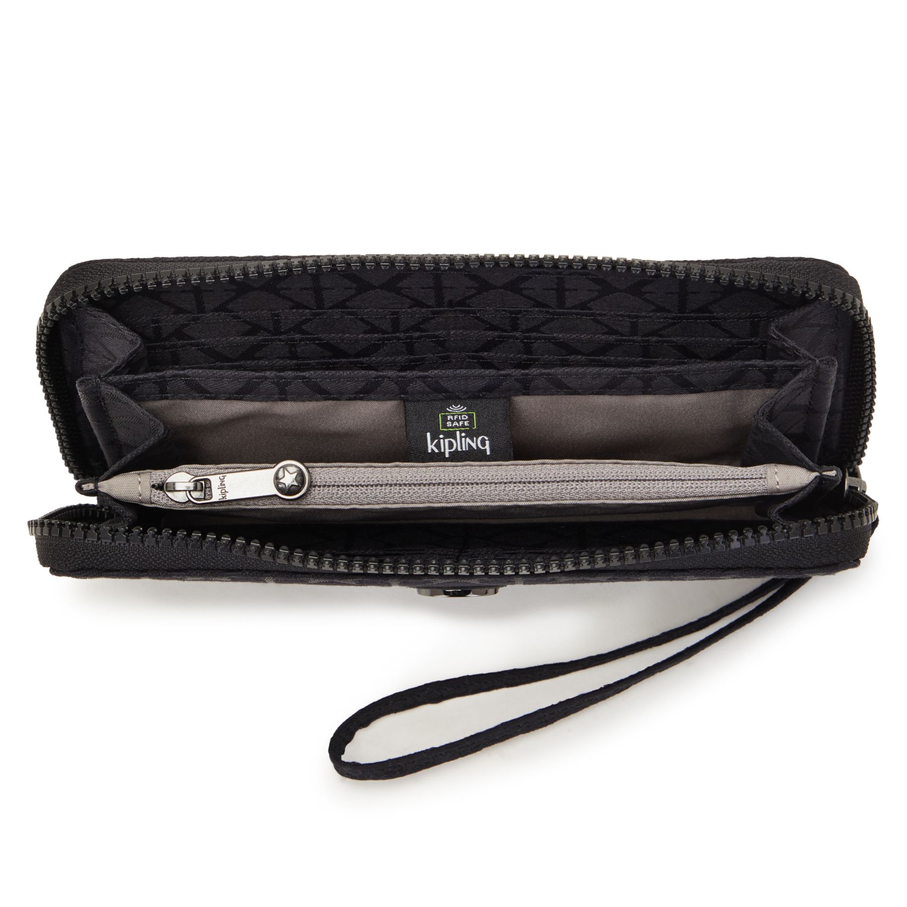IMALI Grand Portefeuille avec Dragonne - Signature Black QVC