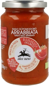 ALCE NERO Tomaten Sauce All'Arrabbiata Glas