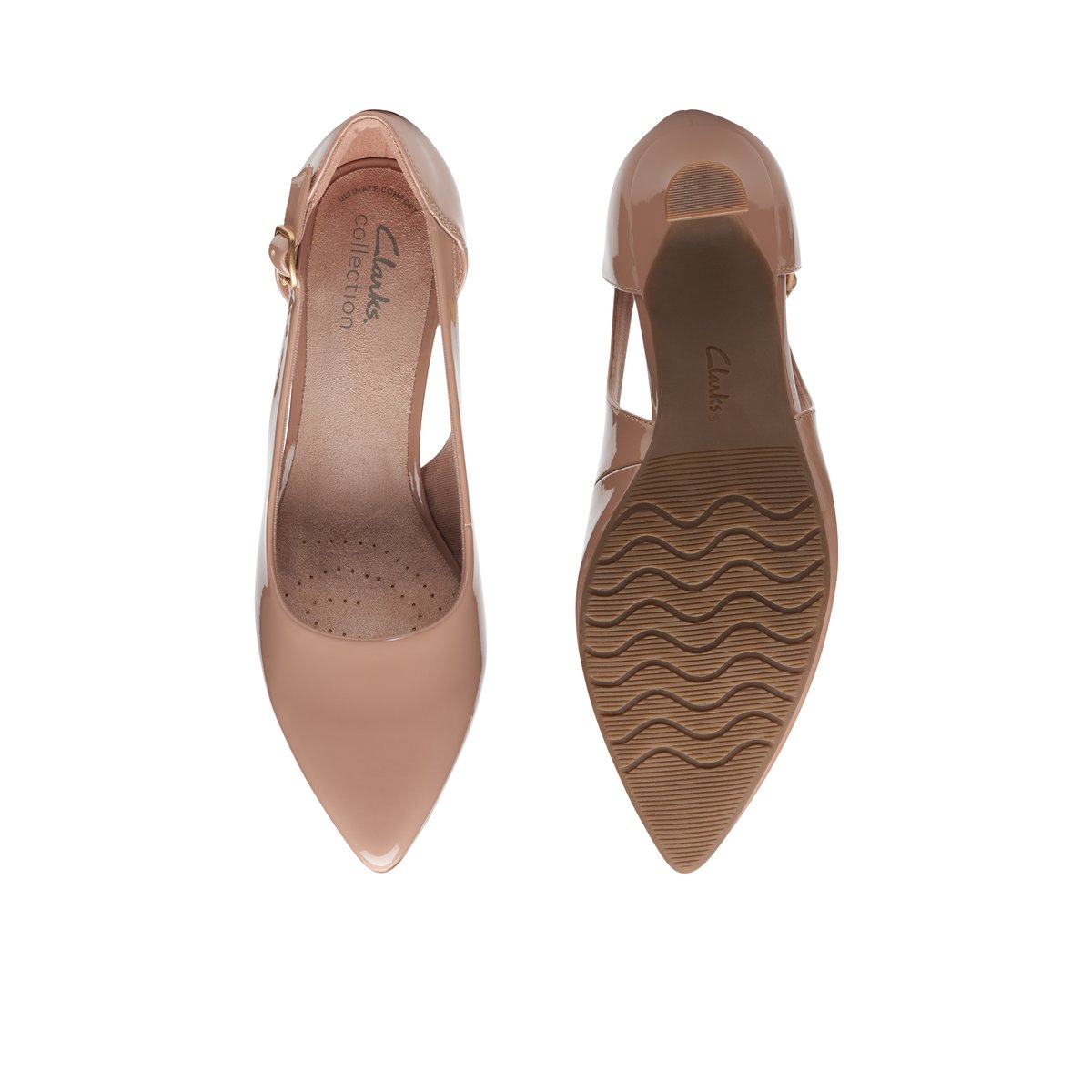 CLARKS-Kataleynarae-Chaussure à talon haut - Talon aiguille - Beige Moyen