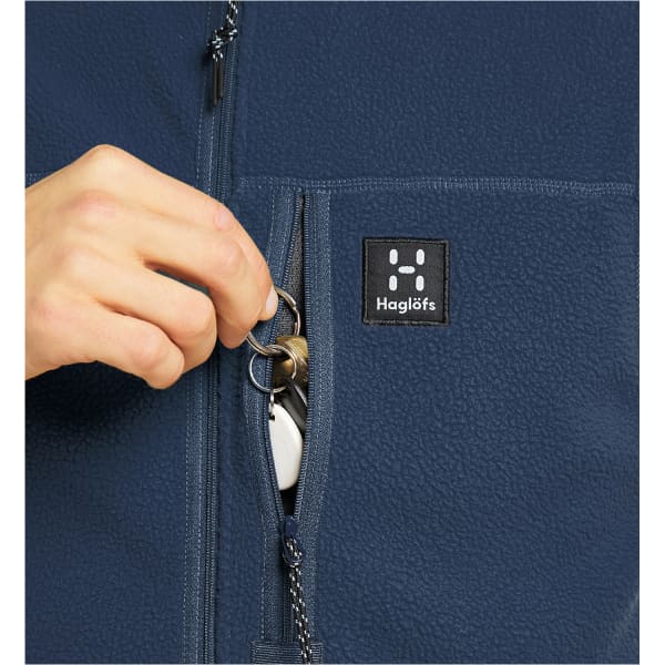 Veste polaire HAGLÖFS HAGLOFS MALUNG PILE VEST MEN TARN BLUE