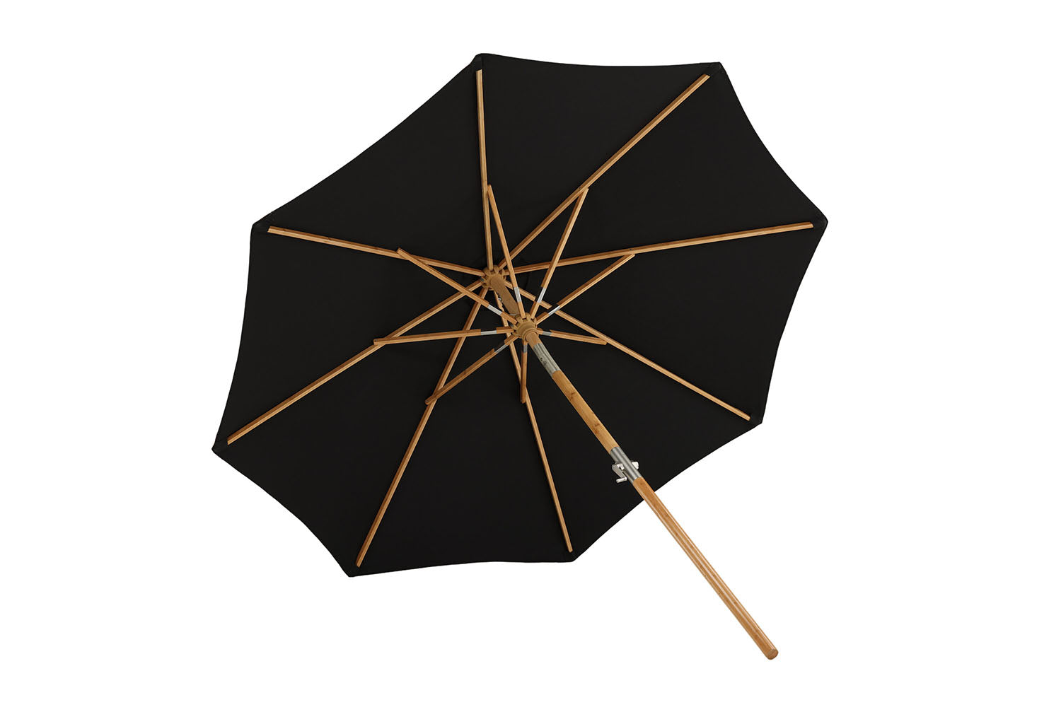 Rebellenclub Lavra Parasol - Ã¸270cm - Zwart