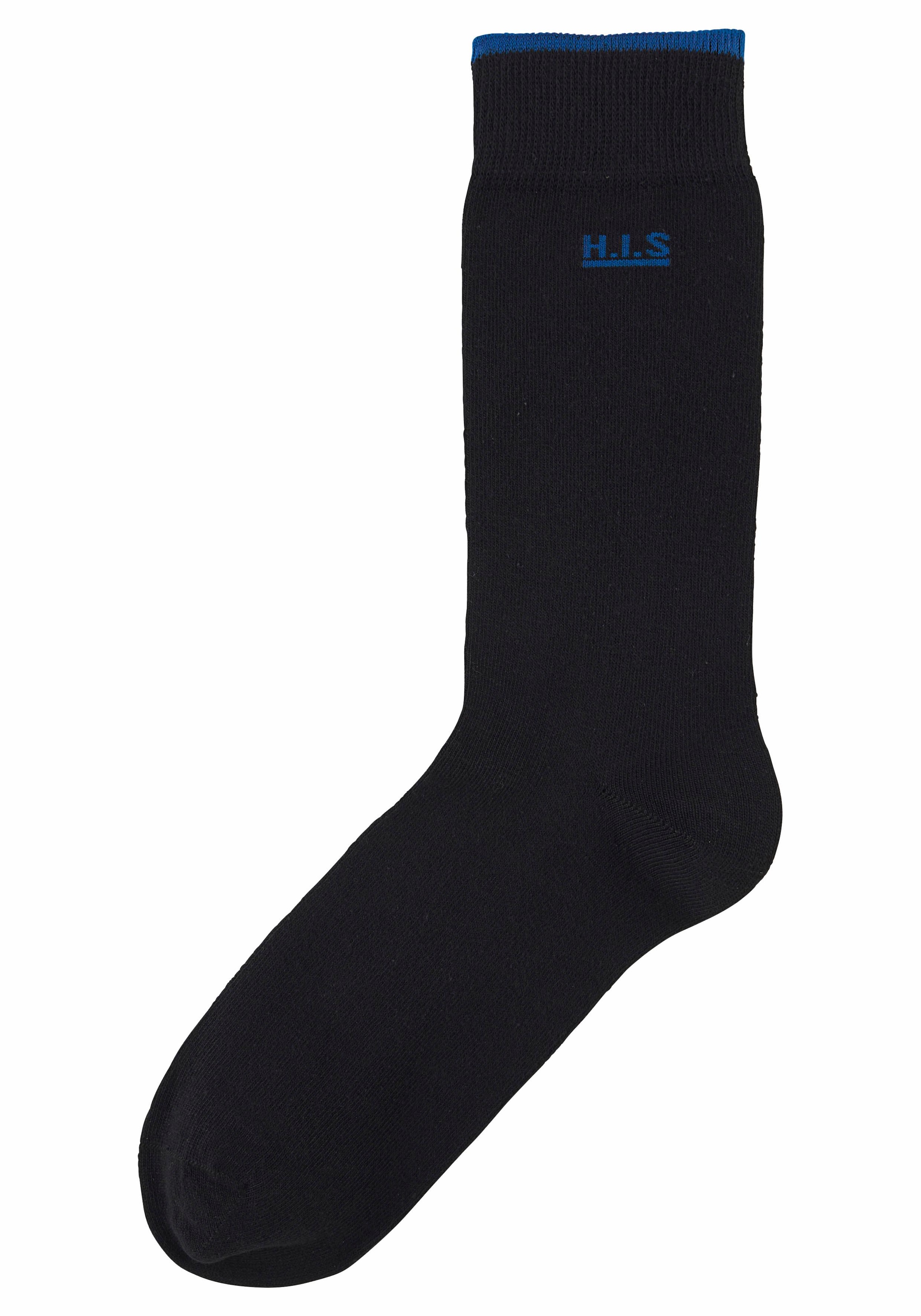 H.I.S Socken Packung, 7 Stk. tlg. mit farbigen Bündchen