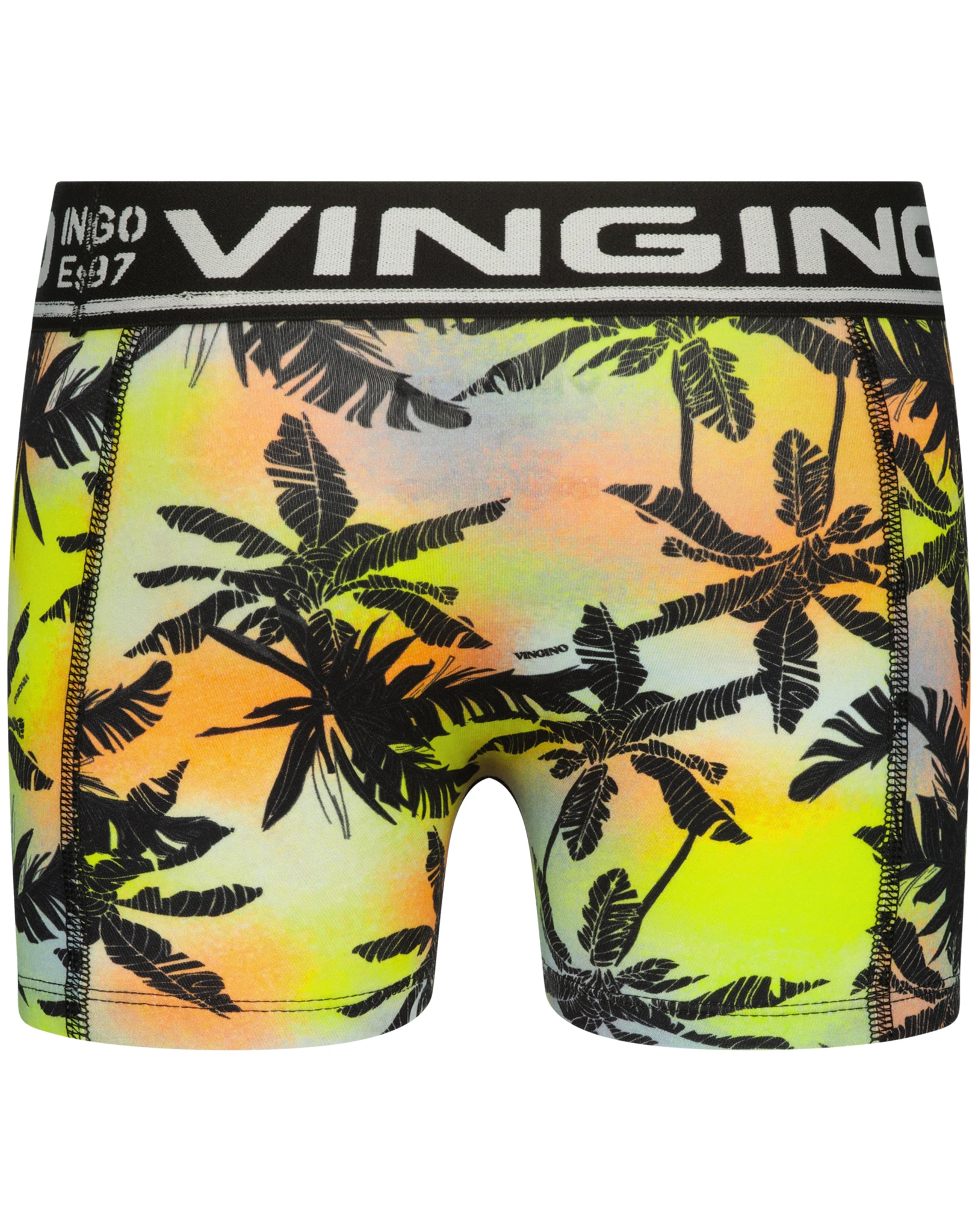 Boxershorts B-241-2 PALM 3er-Pack in deep black