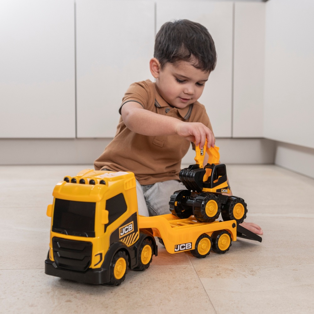 Teamsterz JCB Mega-Transporter mit Bagger