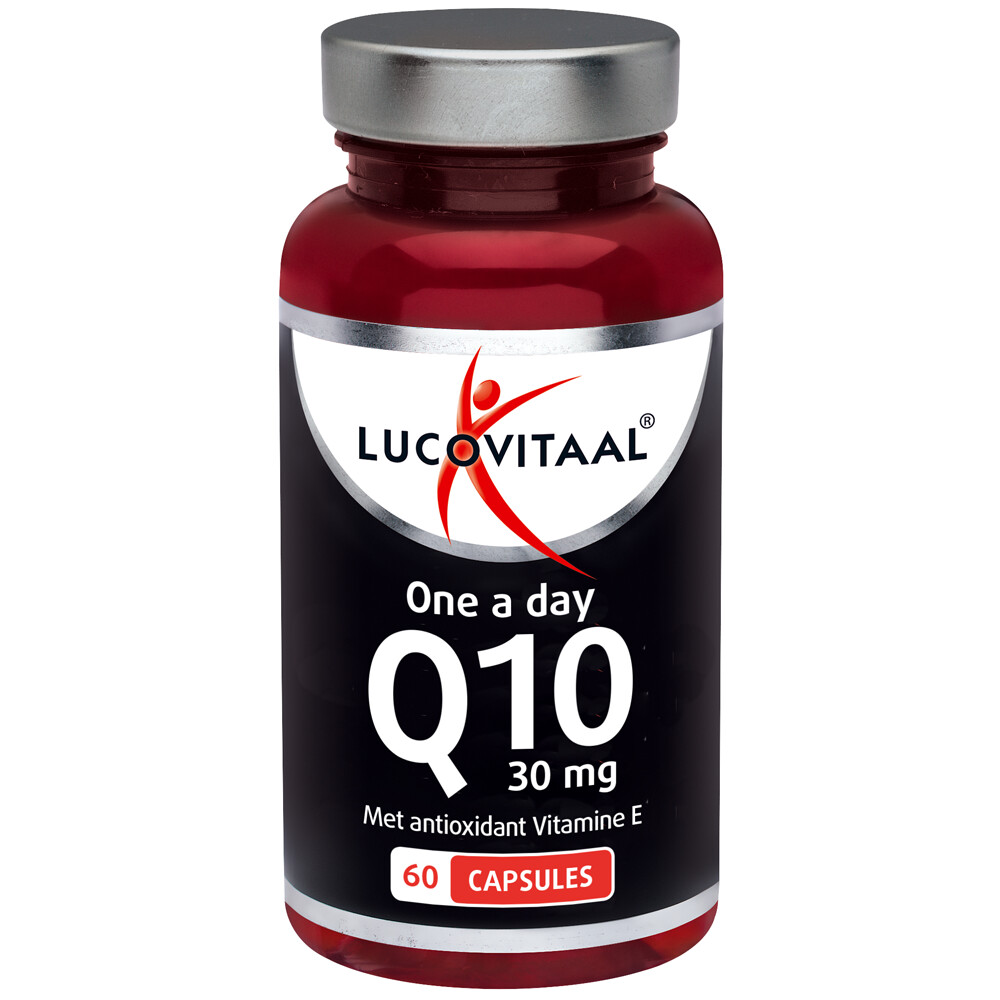 3x Lucovitaal Q10 30mg Once a Day 60 capsules