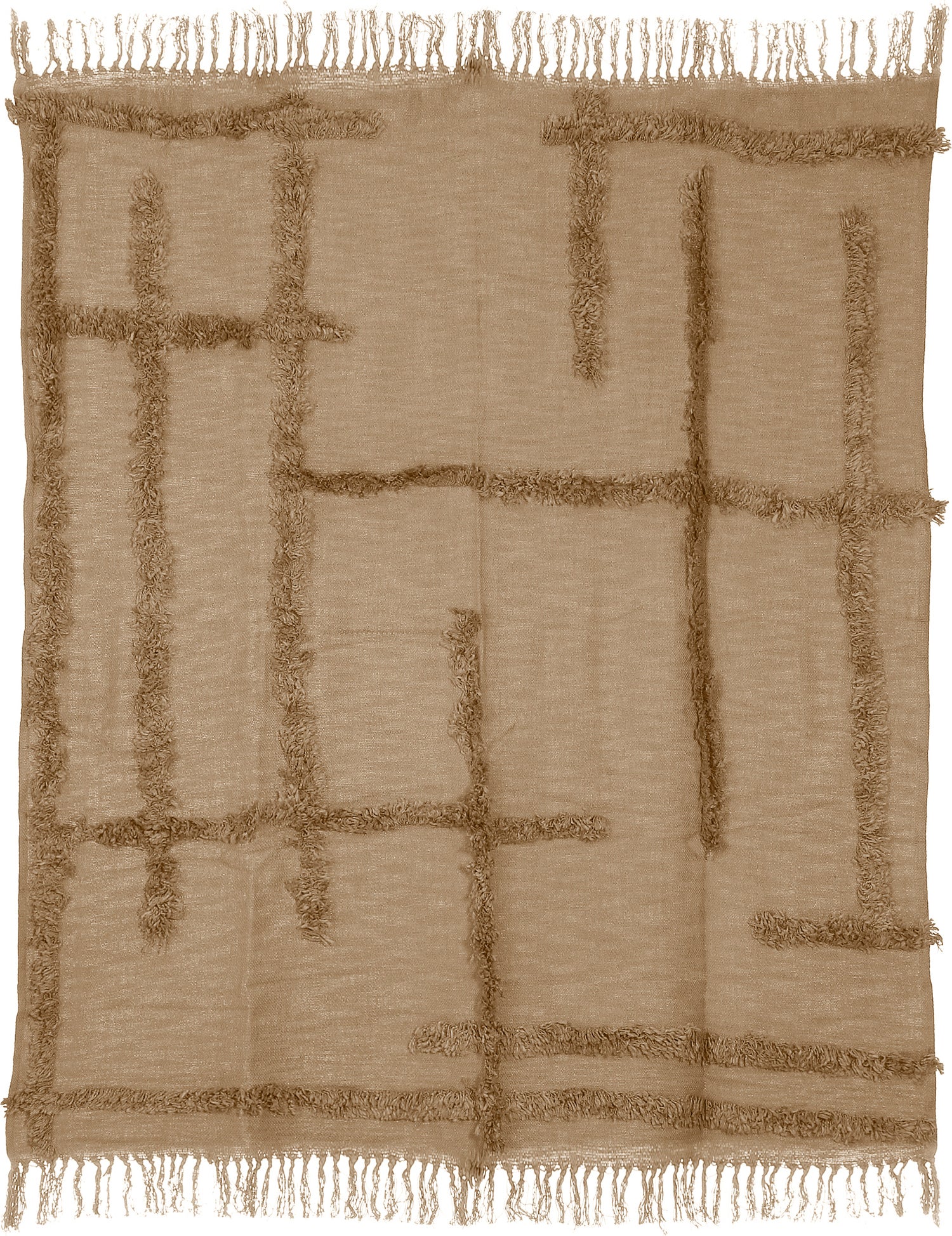 Everydays plaid Filip beige 180 x 130 cm
