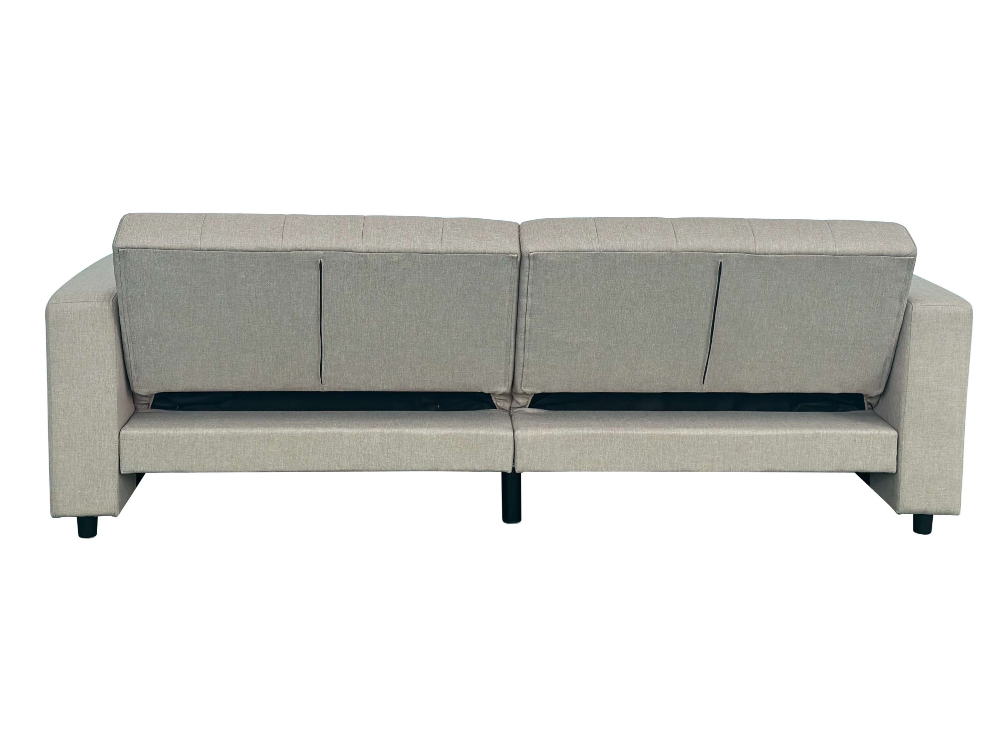 Dorel Home 3-Sitzer »Allie II Schlafsofa 225 cm« Bett-Funktion (108/190cm), Rückenlehne 2-teilig, mit Steppung