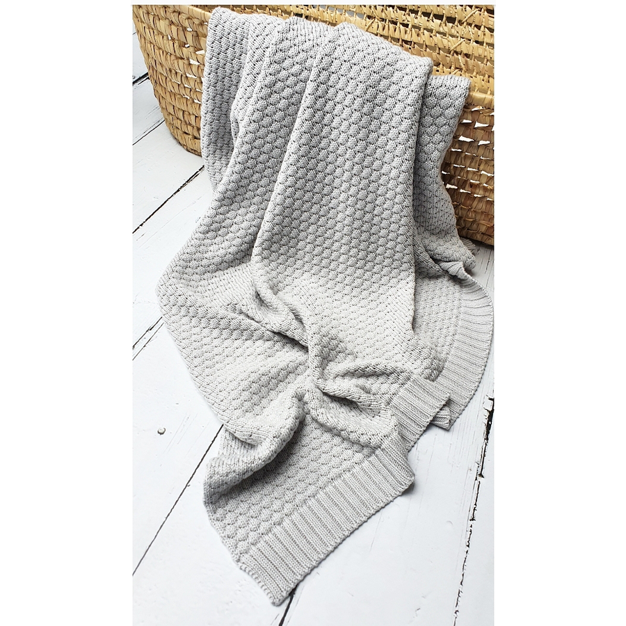 Pink No More Gewebte Decken Accessoires GRAU