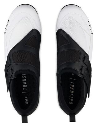 Chaussures Triathlon Fizik Transiro Powerstrap R4 Noir / Blanc