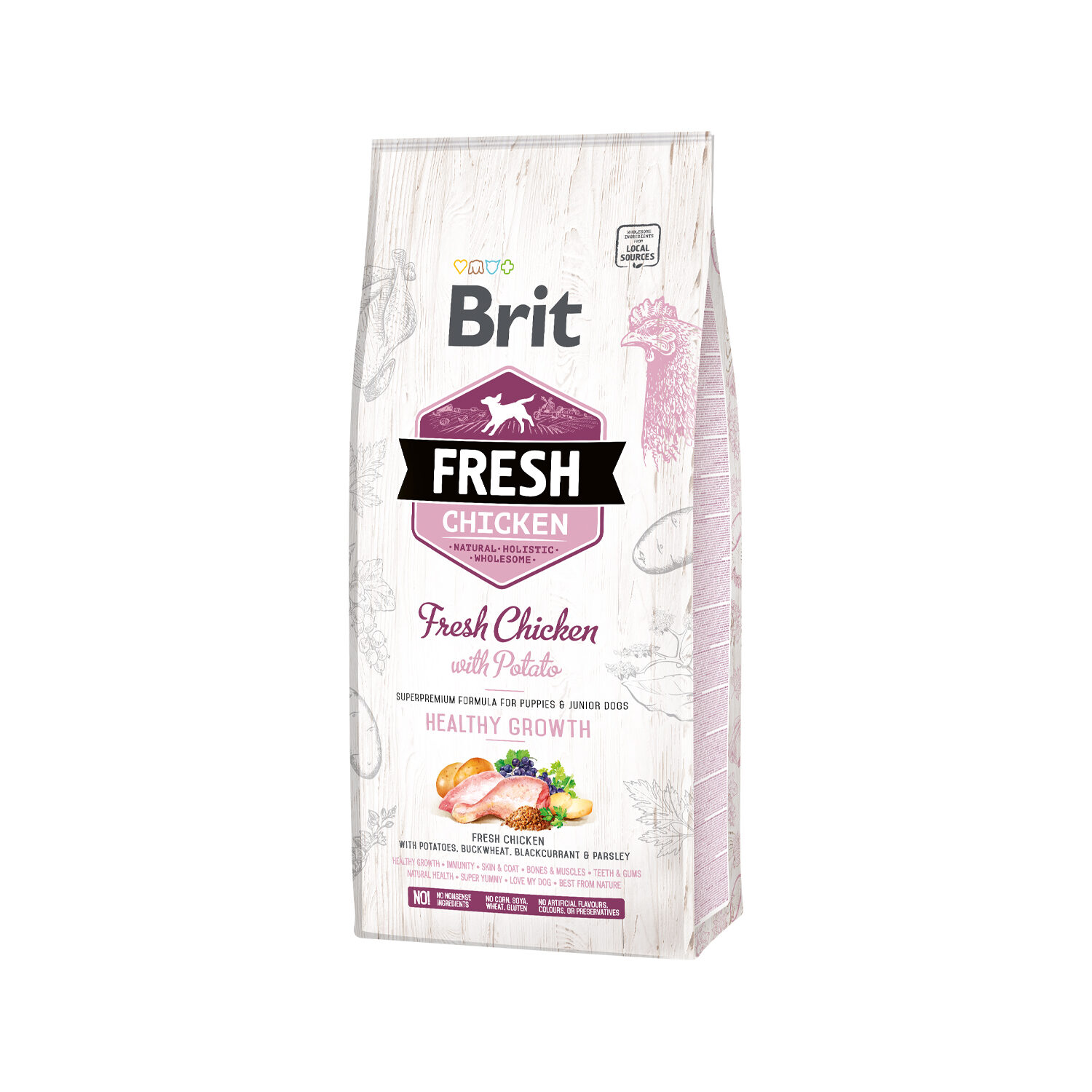 Brit Fresh Chicken with Potato - Puppy