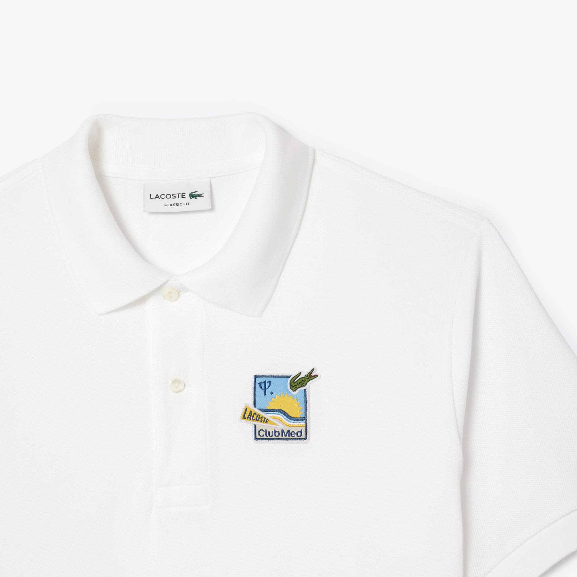 Polo Original L.12.12 Lacoste x Club Med Manches Courtes - Blanc - Lacoste - Homme