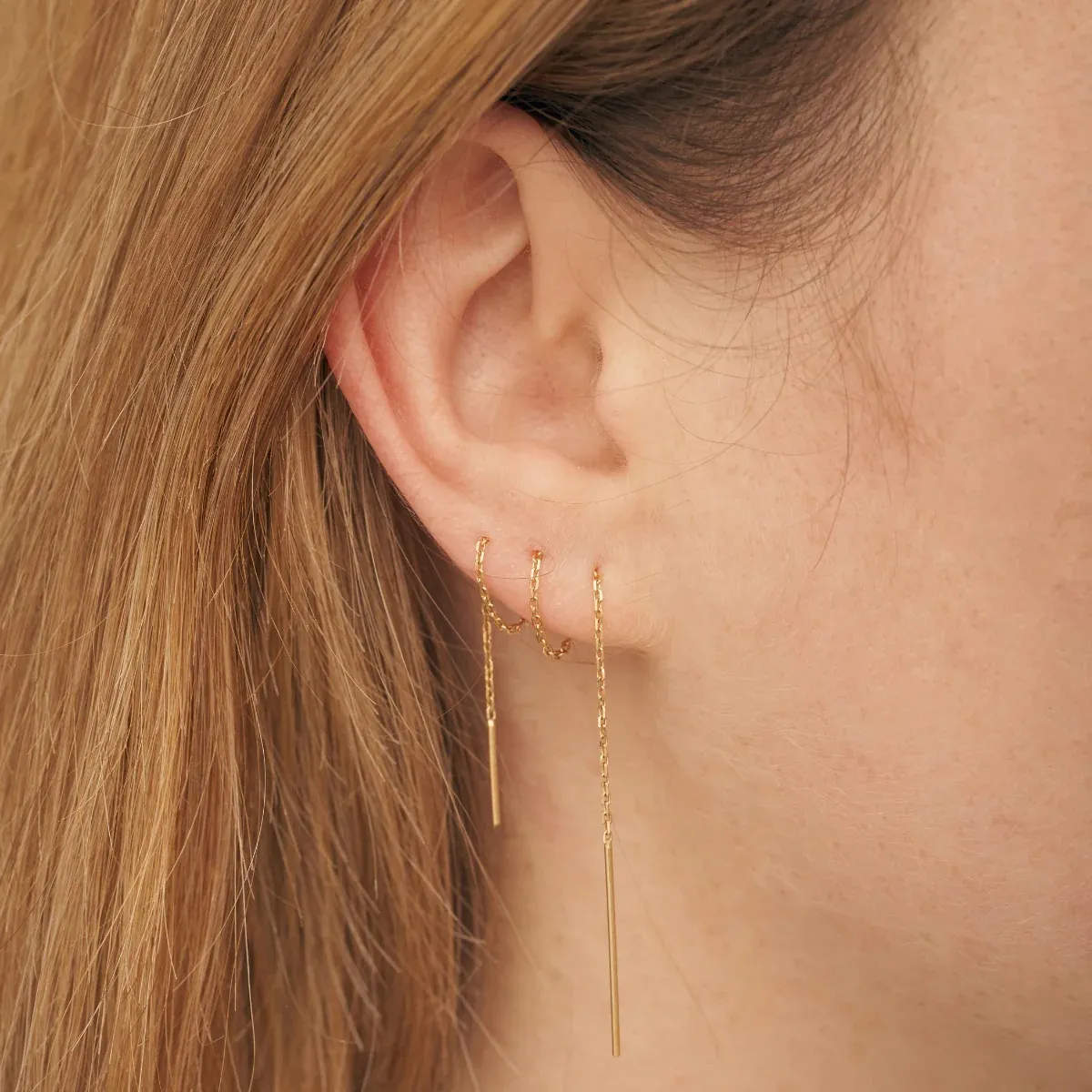 Boucle d'Oreille Alba Longue Douze Paris
