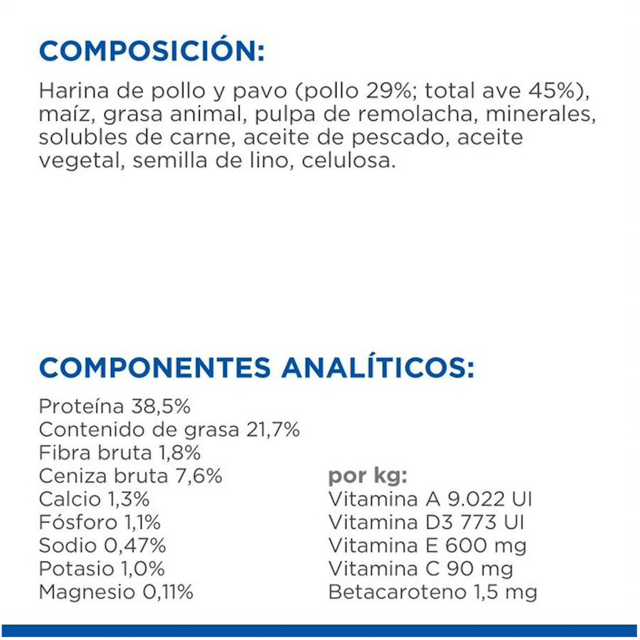 Ração esterilizada para gatinhos Hill's Science Plan com sabor de frango.