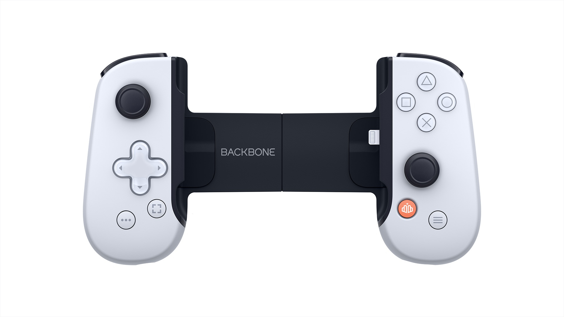 One PlayStation Edition Mobile Gamepad Joystick Gaming Controller für iPhone mit Lightning (BB-02-W-S) - Weiss