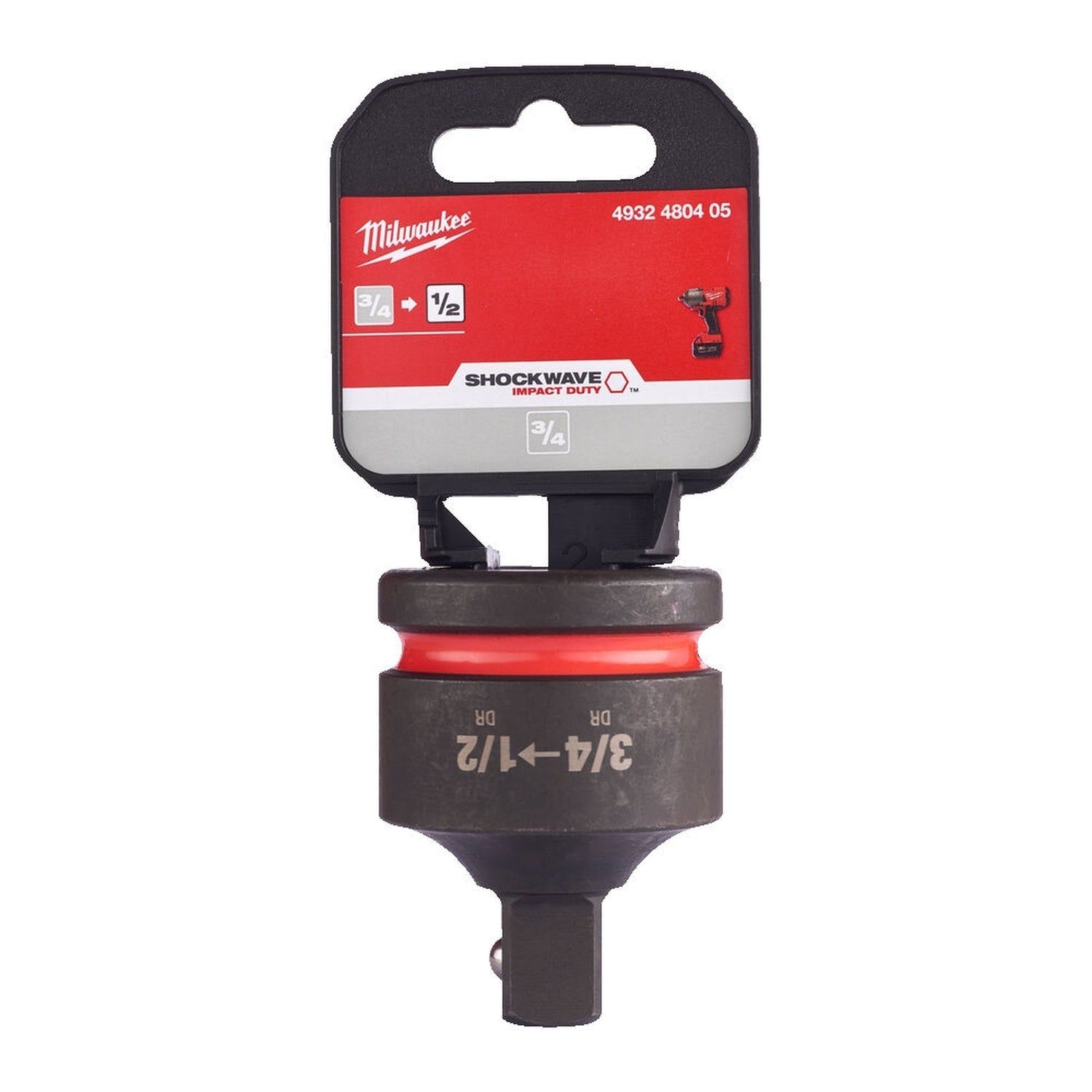 Milwaukee SHOCKWAVE™ Krachtdop Adapter ¾\