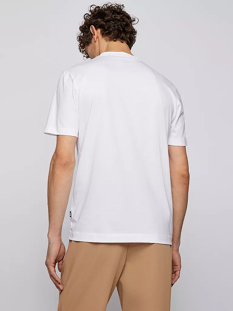 BOSS T-Shirt Regular Fit THOMPSON weiss