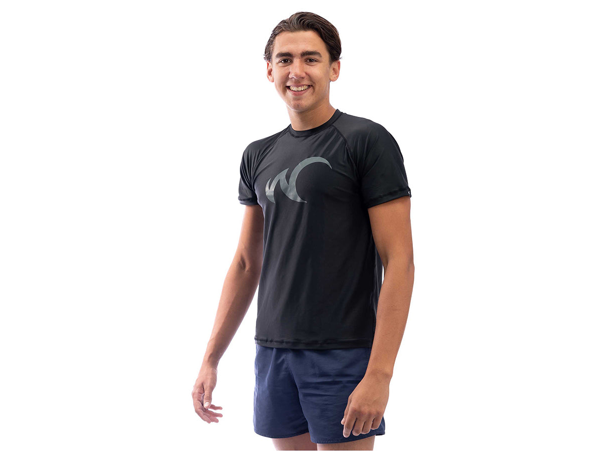 Watrflag Cadiz Regular Fit UPF 50+ Black Men Rashguard