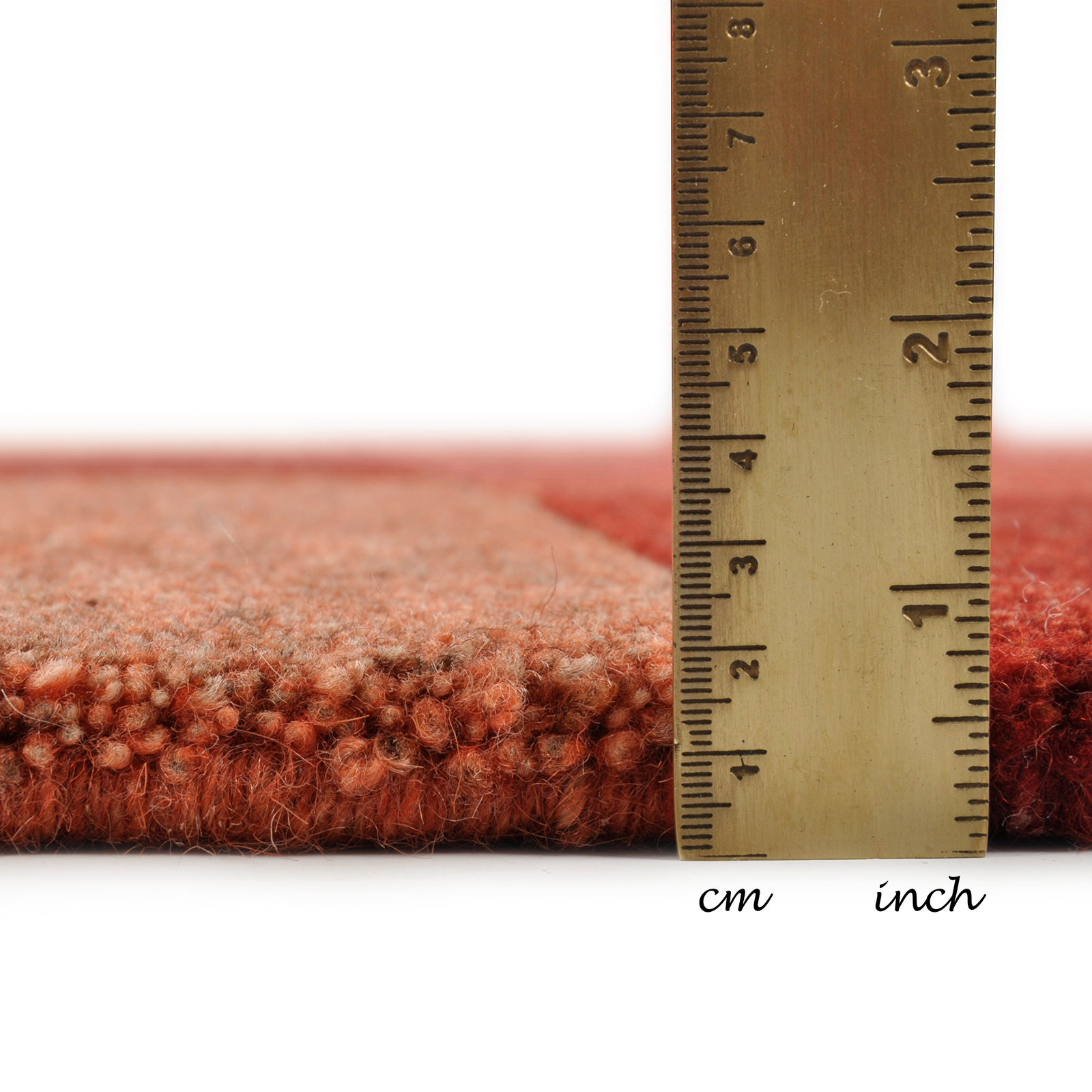 Teppich DALAS - rot - handgeknüpft - 60x90 cm