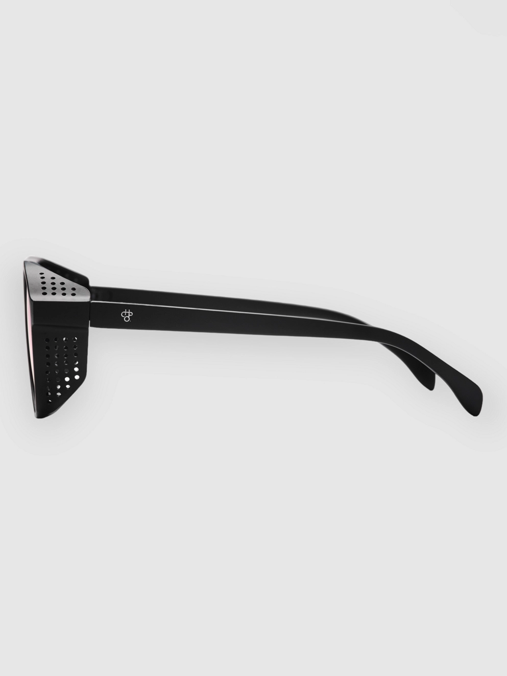 CHPO Rickard Black Sunglasses red mirror