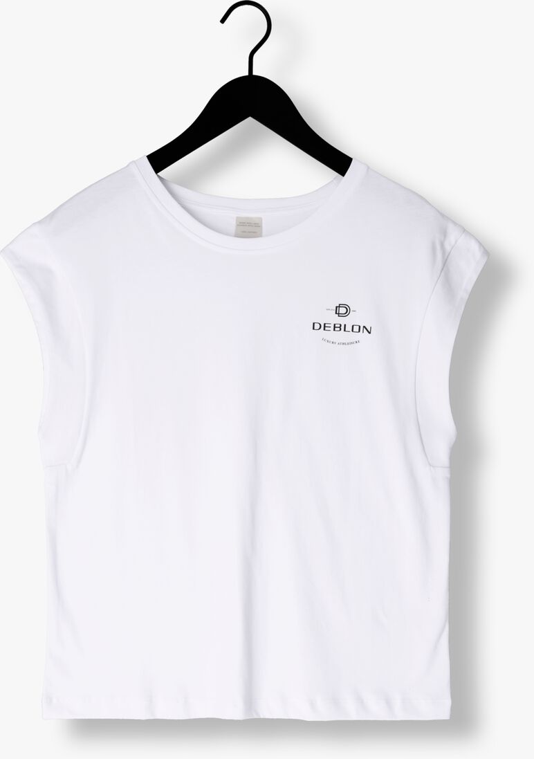 DEBLON SPORTS witte deblon sports t-shirt megan top