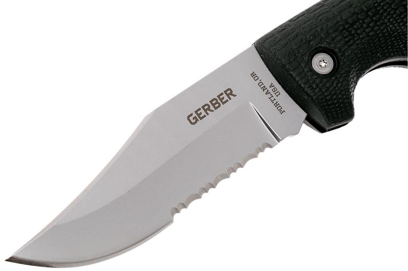 Gerber Gator 06079 clip point, serrated zakmes