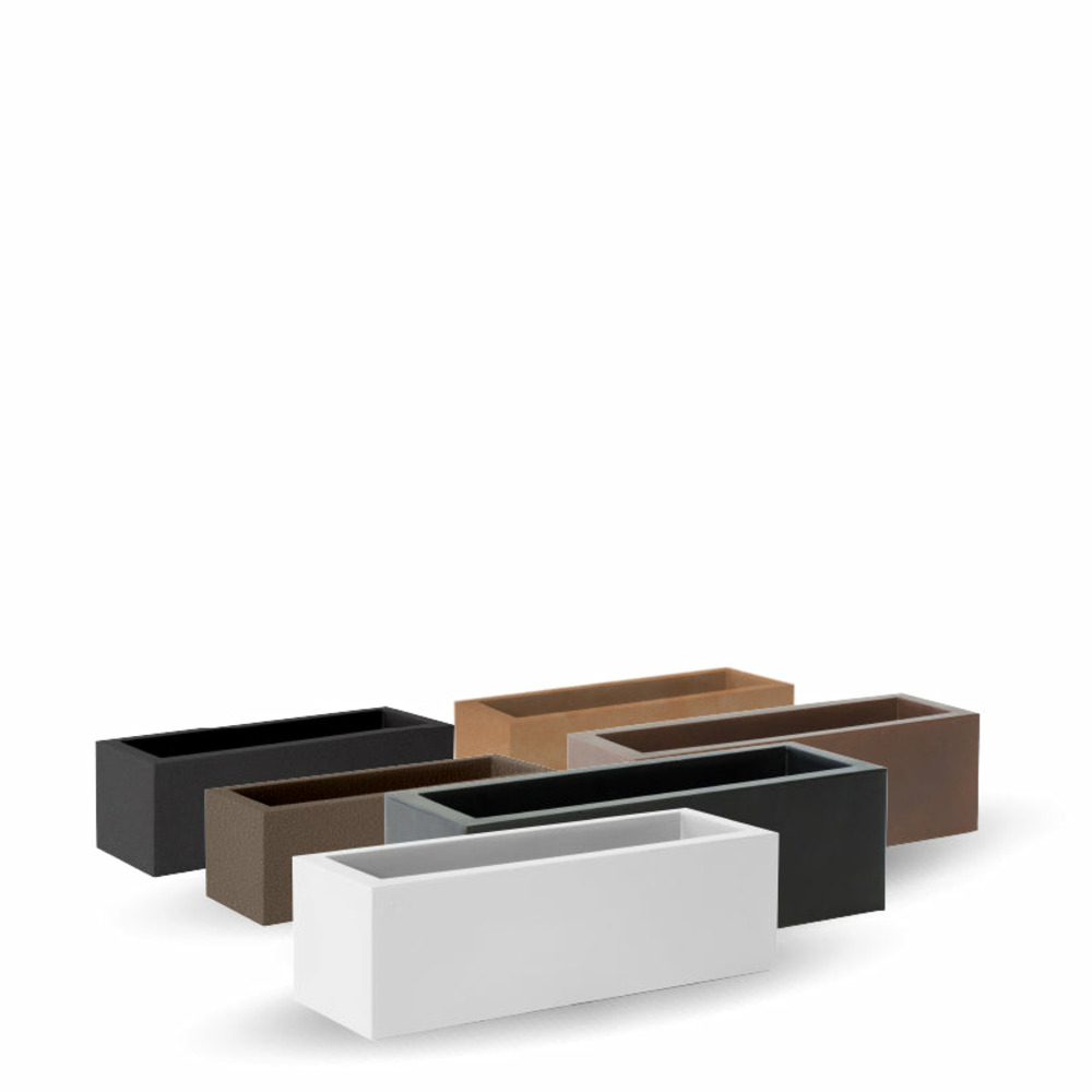Jardinière jara 100x35x32cm - taupe