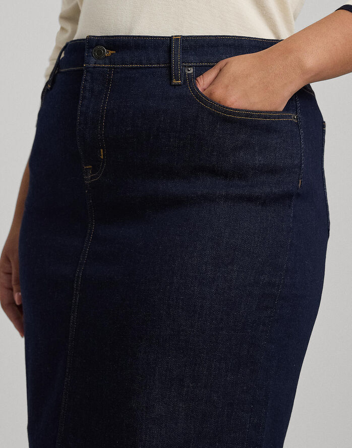 Lauren Ralph Lauren SP STR ECO IN DNM-SKIRT Rinse wash