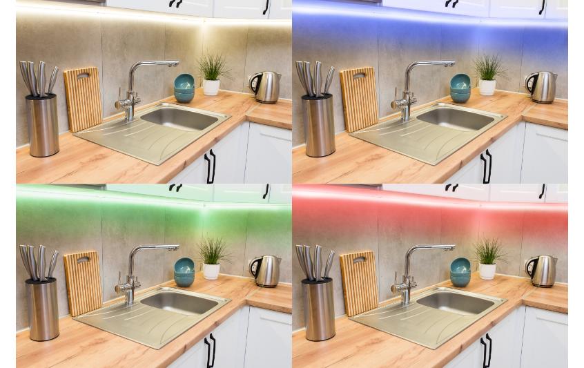 Starterset SMART Lines, 5 x 3W, RGBW<br>Smartes RGBW Lichtsystem mit kreativen Gestaltungsmöglichkeiten