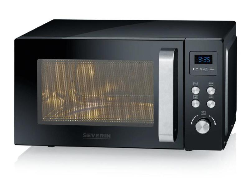 Severin Mikrowelle mit Grill MW 7752 Schwarz 900 W Mikrowelle