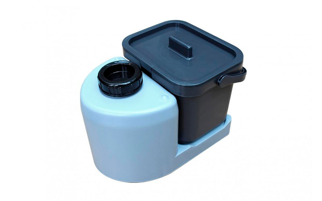 Blue Diamond Nature Calls ökologische Komposttoilette 8 Liter, Trenntoilette