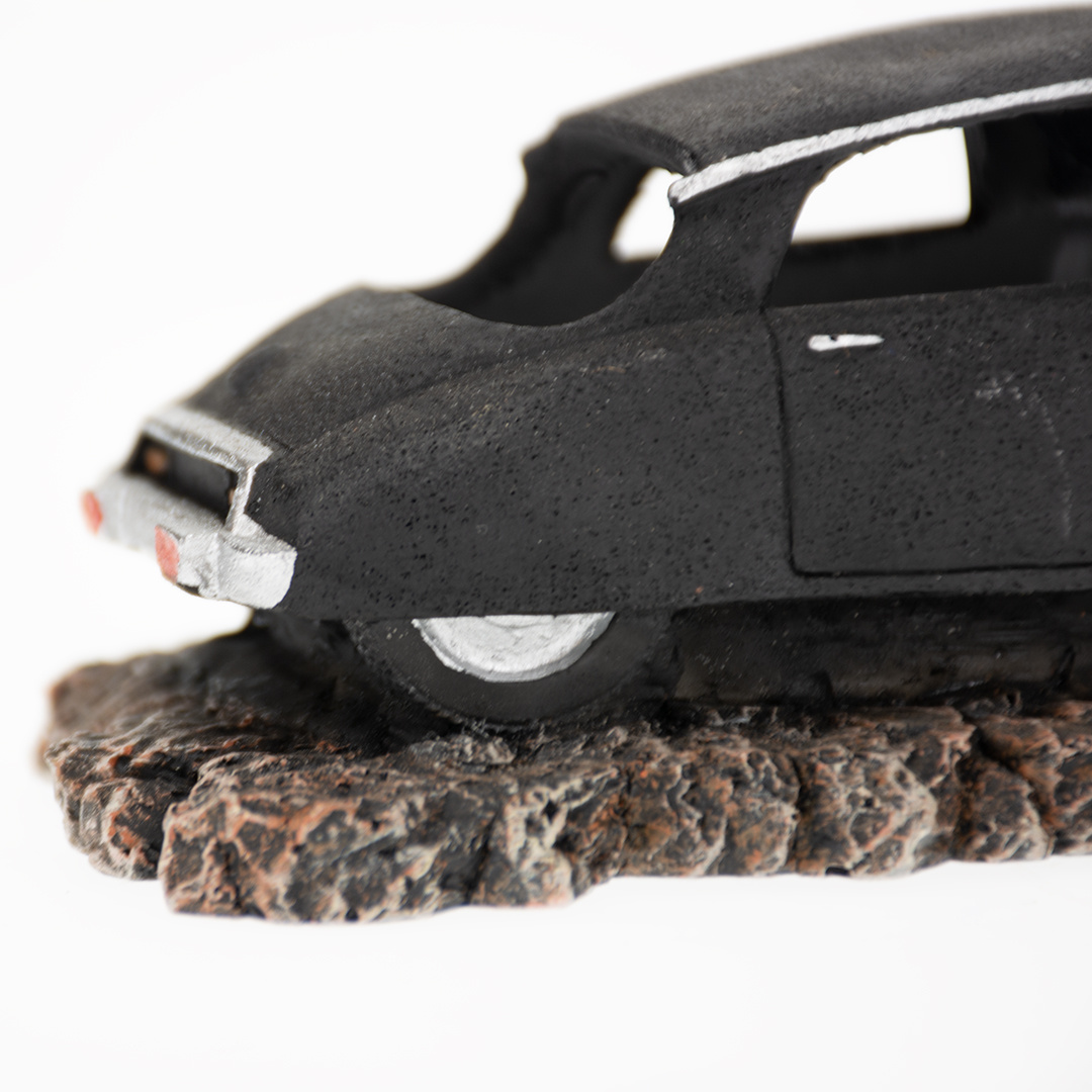 Aqua D'ella Classic Car Frans 3 18x8,5x6cm zwart