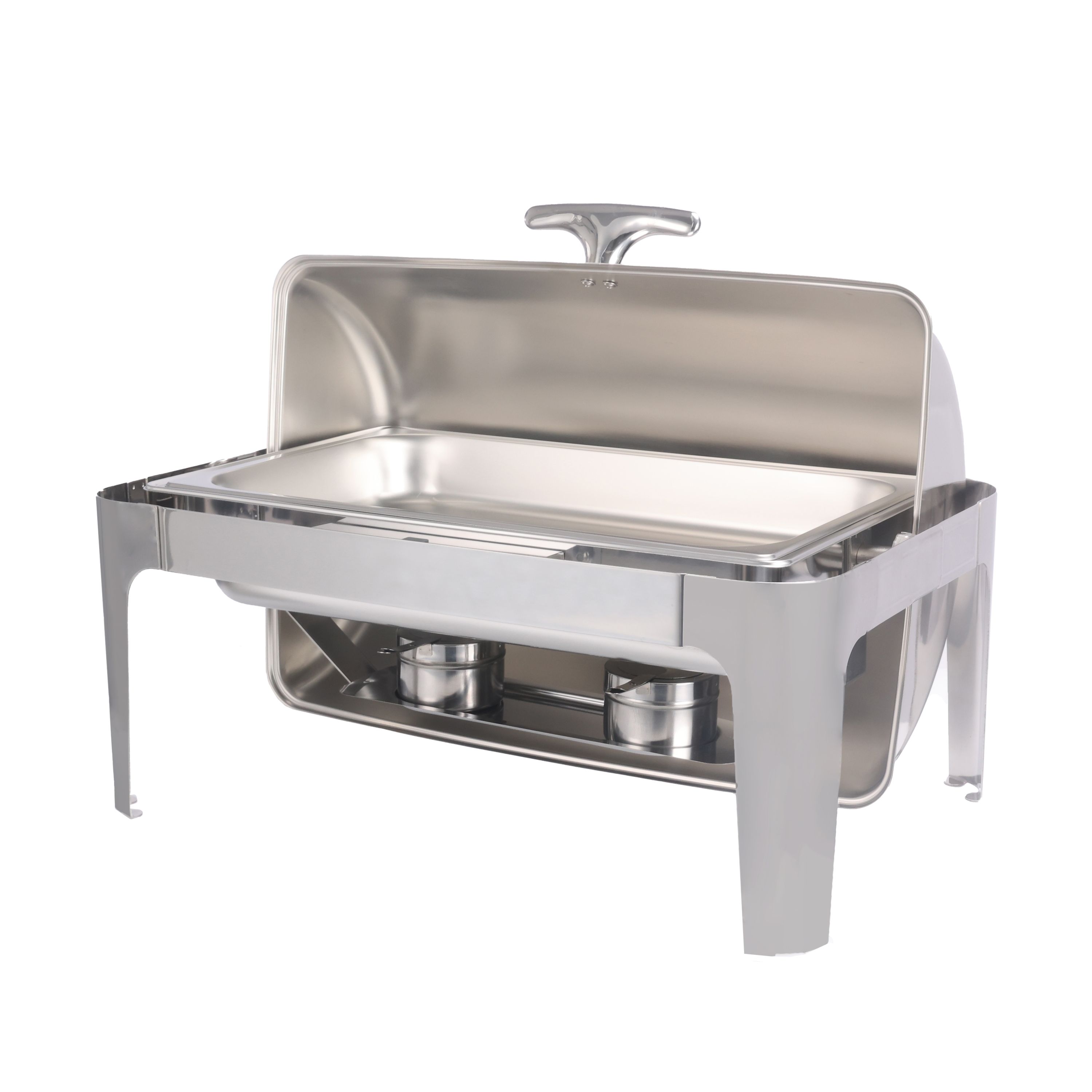 Chafing Dish Speisewärmer Edelstahl 9L mit Rolltop