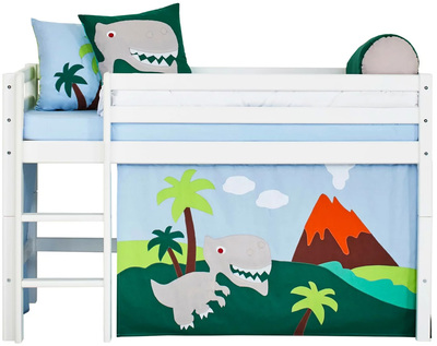 Hoppekids ECO Dream Halvhøy Loftseng 170x60, Hvit