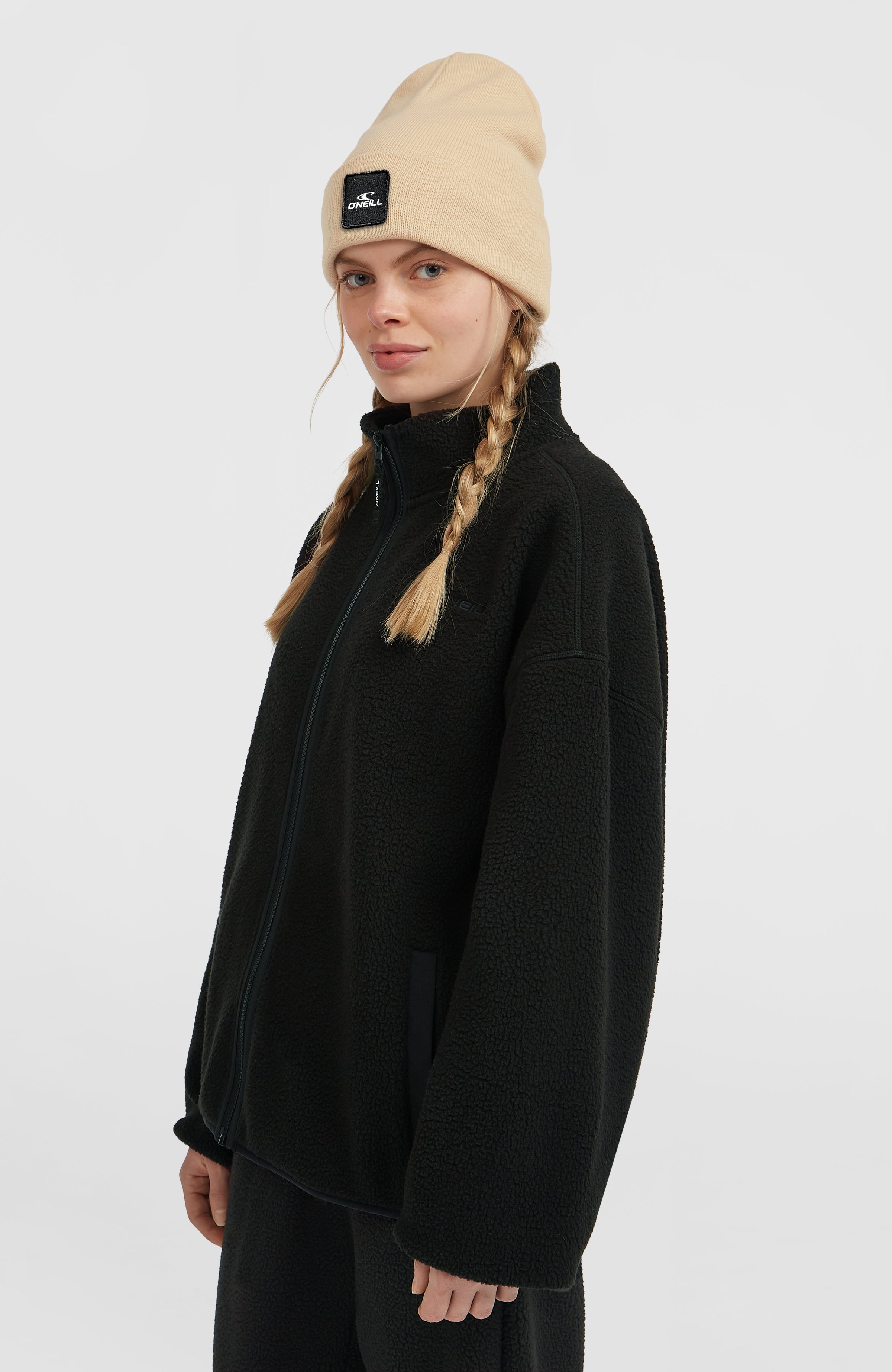 Must-Have High-Pile fleecevest met volledige rits