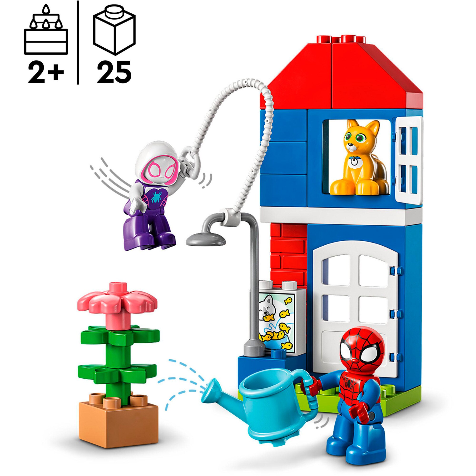 LEGO Konstruktionsspielzeug DUPLO Spider-Mans Haus