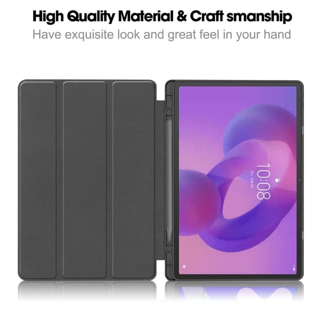 Til Lenovo Idea Tab Pro Case Tri-Fold Stand Cover med Pen Holder