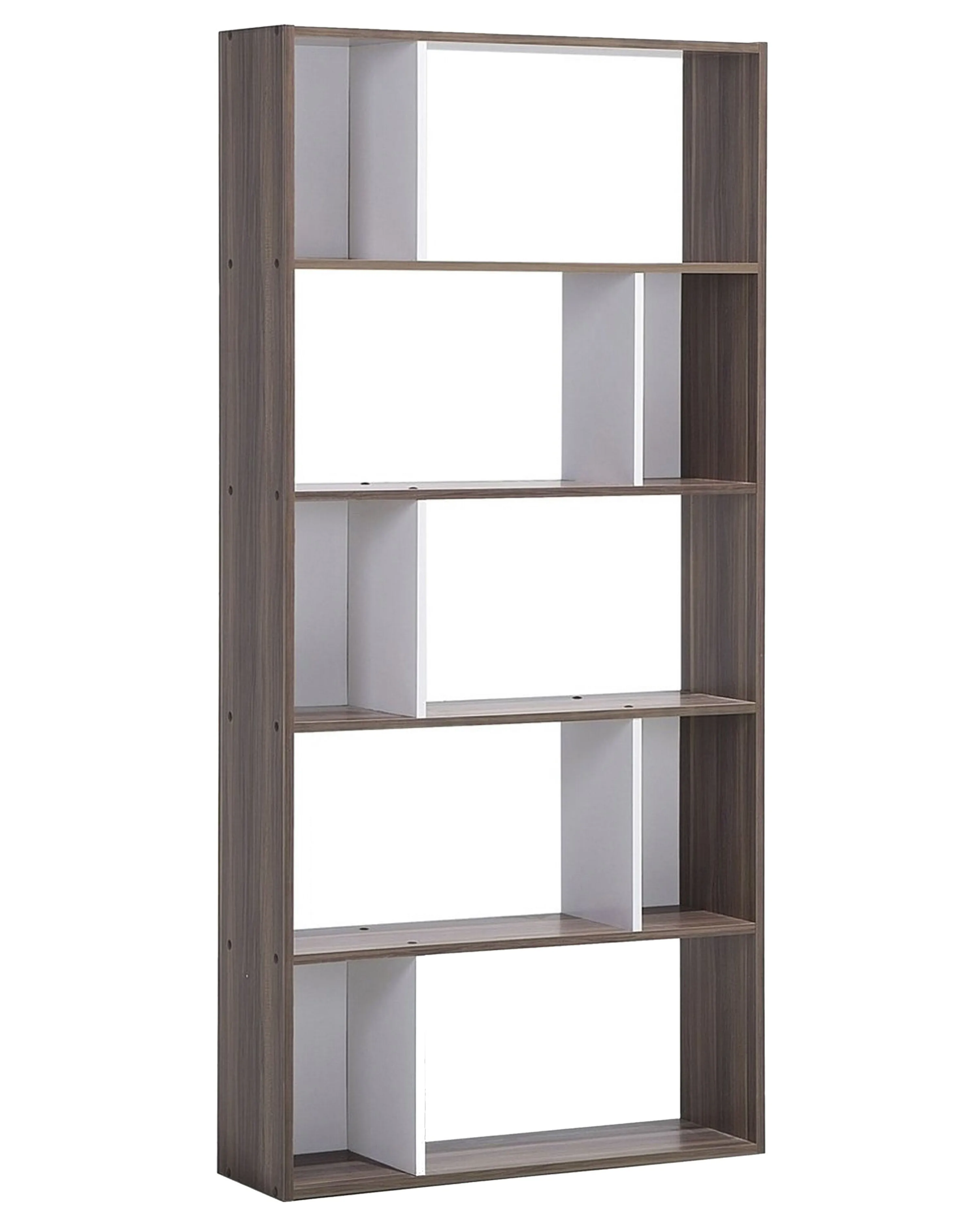 Boekenkast met 5 planken ORILLA 174 cm Donkerbruin