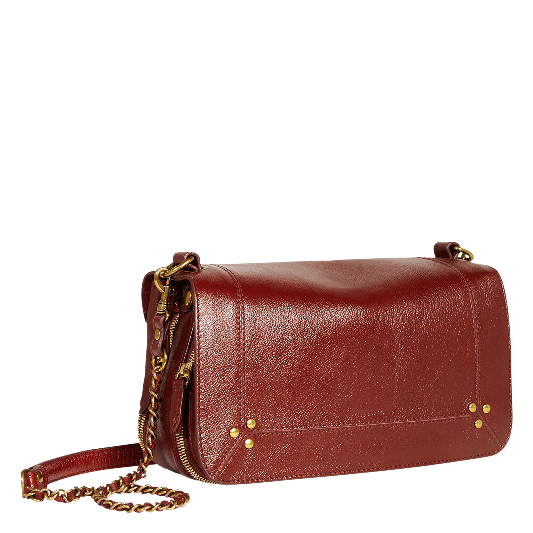 BOBI - Sac bandoulière en cuir | Marron
