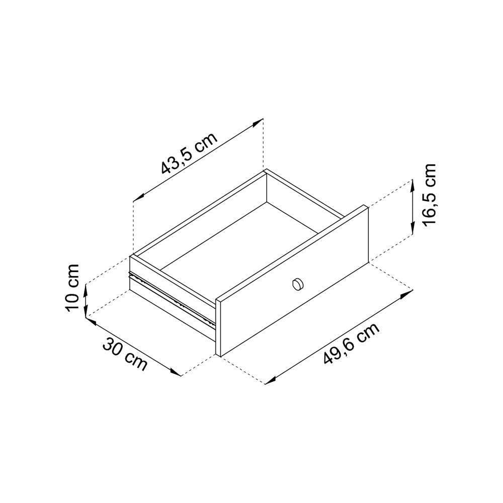 NADUVI Collection Dressoir Monique 3 deurs 3 lades