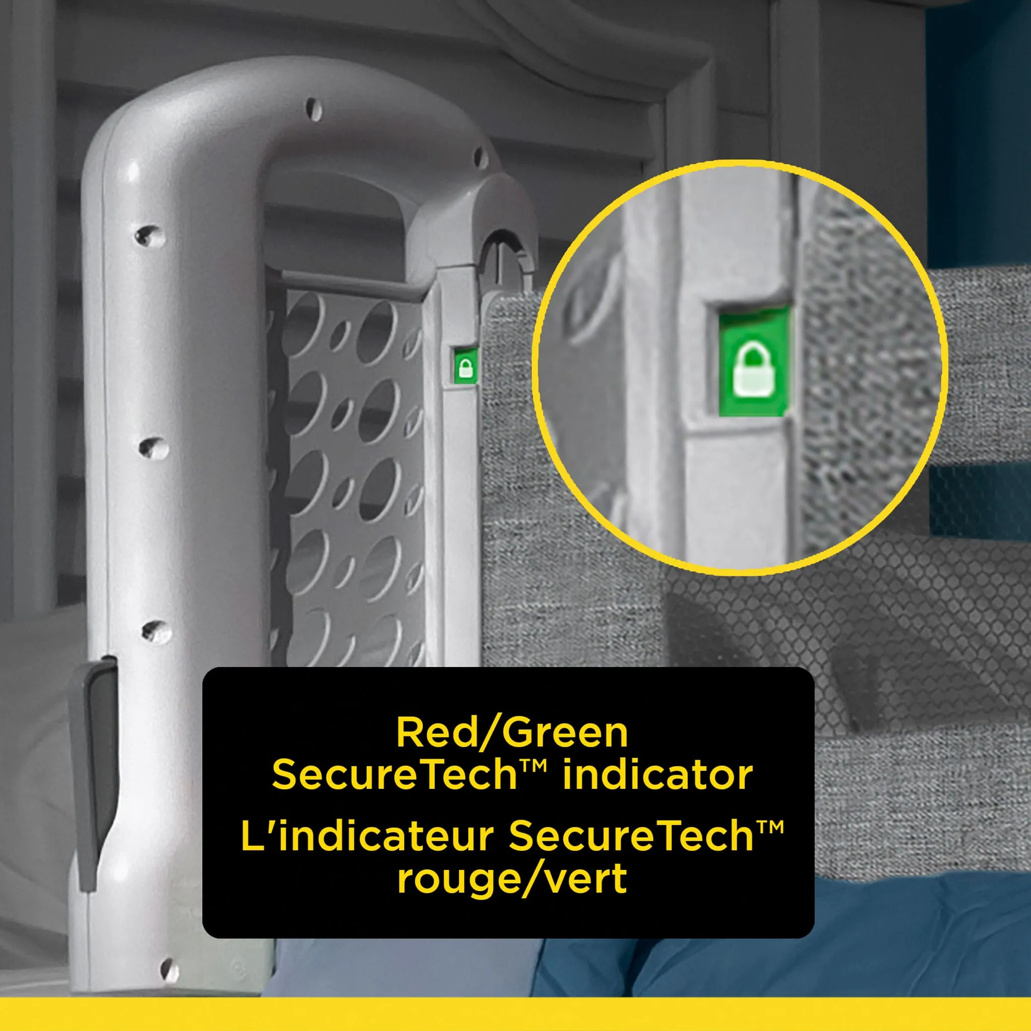 Safety 1st Barrière de Lit Dessus de Matelas - Gris