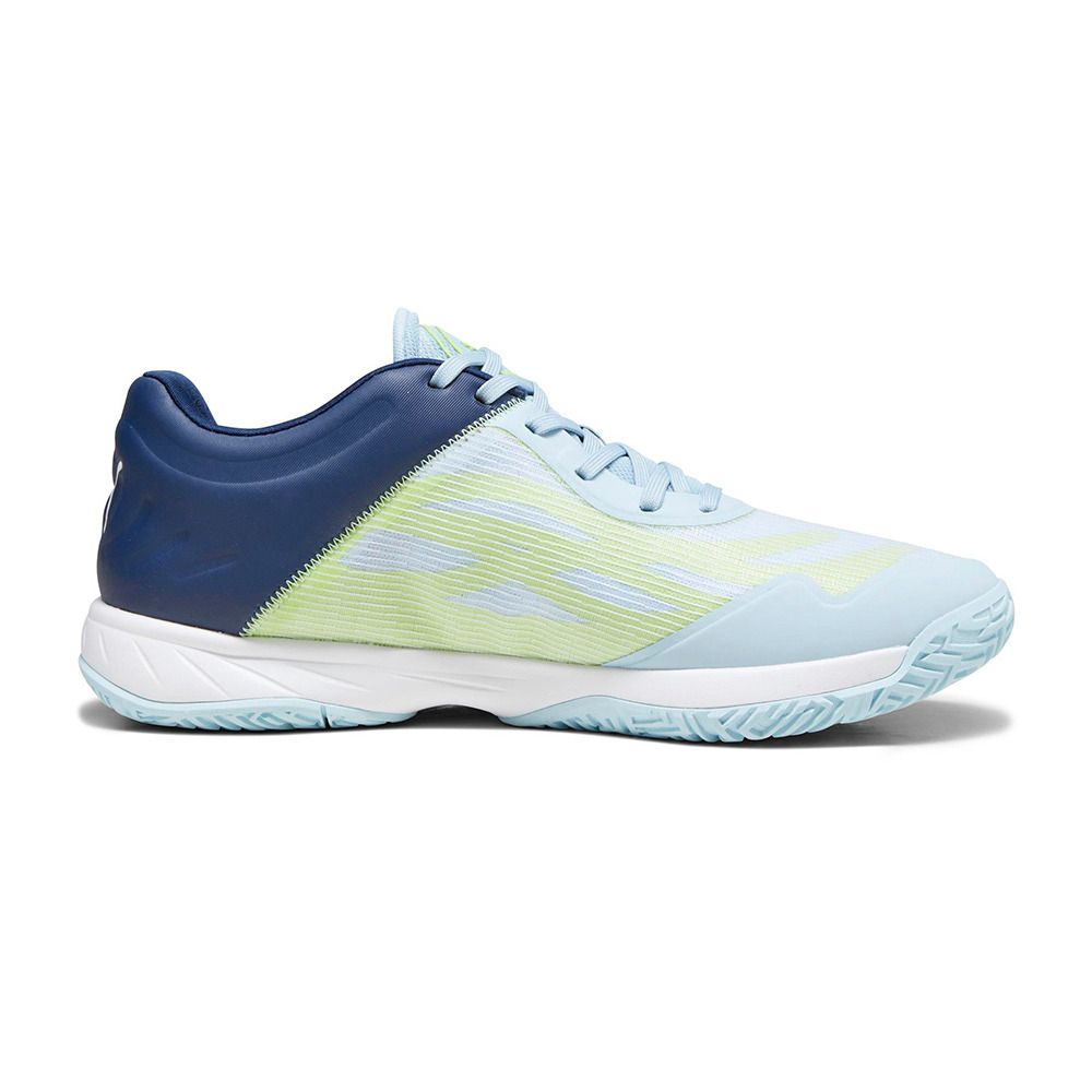 Puma ACCELERATE TURBO - Chaussures handball Homme silver sky/persian blue/puma white