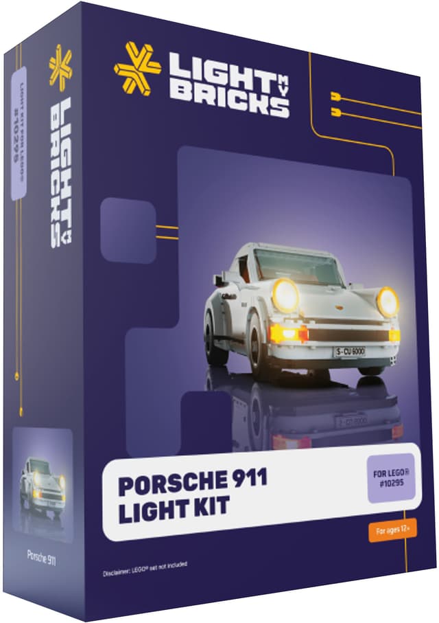 Light My Bricks™ Porsche 911 lyskit