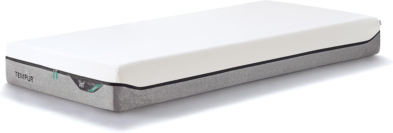 TEMPUR PRO MDV Memory Foam Matratze 90 x 200 cm - Höhe 21 cm, Schaumstoff-Matratze mit Druckenlastung & Bewegungsabsorption, Liegegefühl Medium, Bezug abnehmbar & waschbar