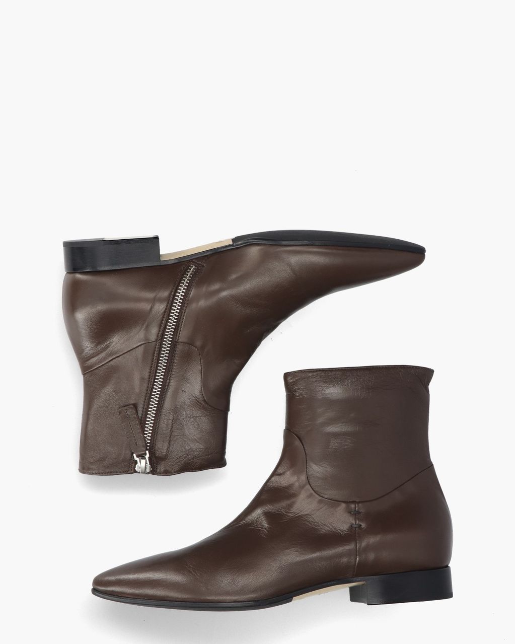 Pomme D'or Madalina Donkerbruin Dames Enkelboots