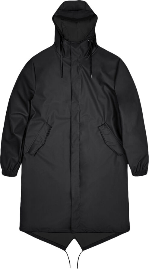 Rains Fishtail Parka Black
