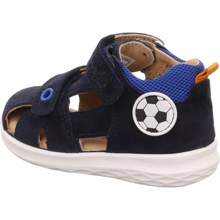 superfit Sandale Bumblebee Fußball blau