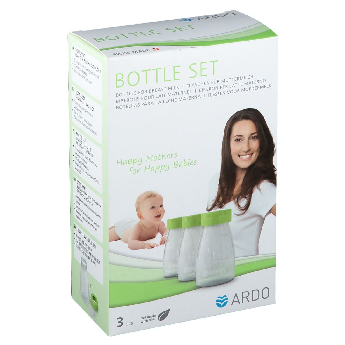 ARDO Bottle Set Flaschen für Muttermilch