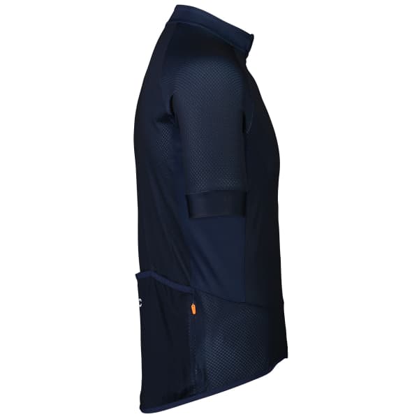Maillot vélo POC M'S ESSENTIAL ROAD LOGO JERSEY TURMALINE NAVY