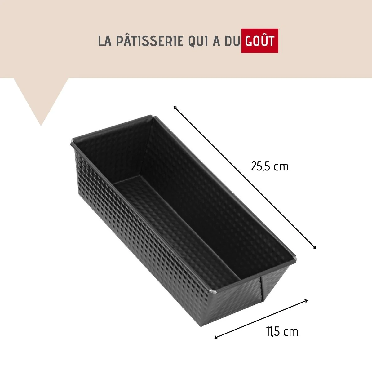 Moule à cake 25,5 cm Black Metallic Zenker