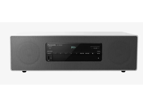 Panasonic SC-DM502 - Audiosystem - 2 x 20 Watt - hvid